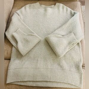 H&M Women's Light Green Turtleneck Sweater size S